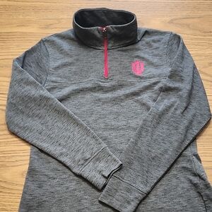 Champion IU Indiana University Quarter Zip Shirt